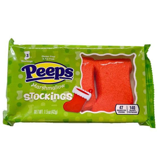 Peeps Christmas Marshmallow Stockings 3ct (USA)