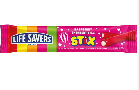 Life Savers Raspberry Fizz Stix