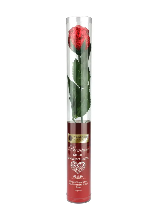 Premium Milk Chocolate Rose 18g