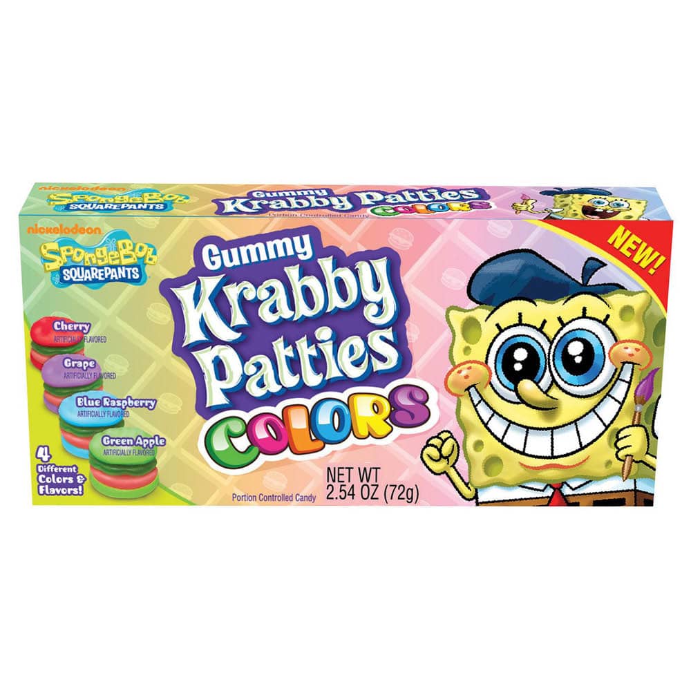 SpongeBob Gummy Krabby Patties Colors