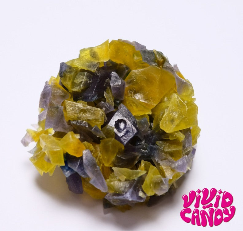 Tropical Burst Crystal Clusters (Pineapple + Blueberry)