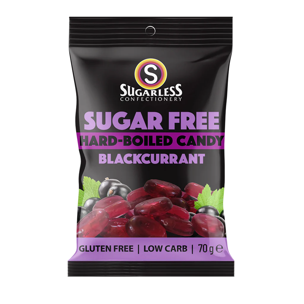 Sugar free Hard boiled Candy - Blackcurrant