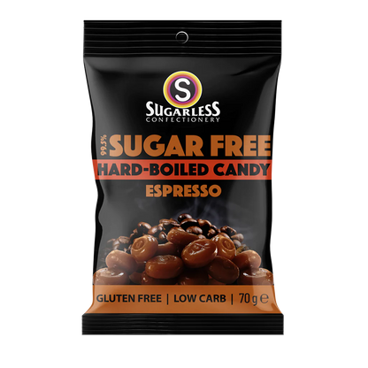 Sugar free hard boiled candy - Espresso