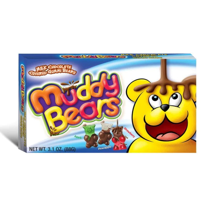 Muddy bears milk chocolate covered gummi bears