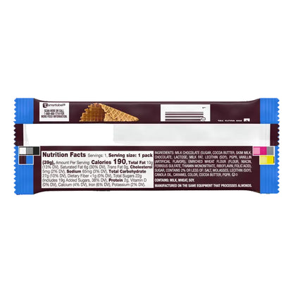 HERSHEY'S Milk Chocolate with Crunchy Waffle Cone Pieces Candy Bar