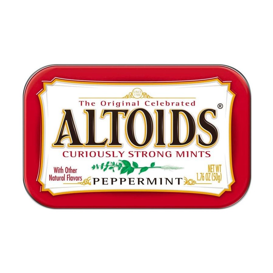 Altoids Original Curiously Strong Mints Peppermint Tin 50g
