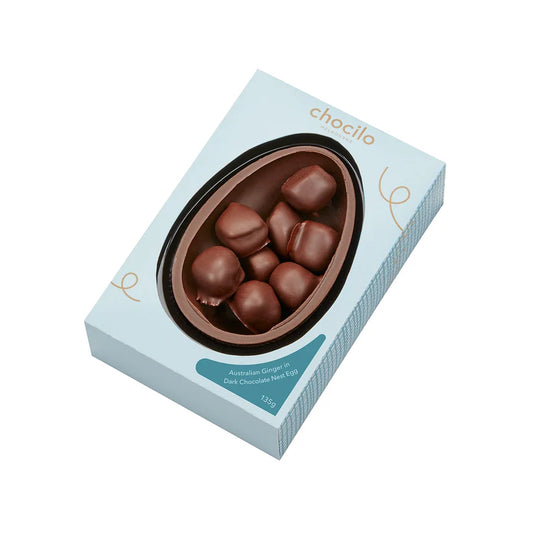 Ginger Dark Coated in Dark Chocolate Nest Egg Gift Box - 135g