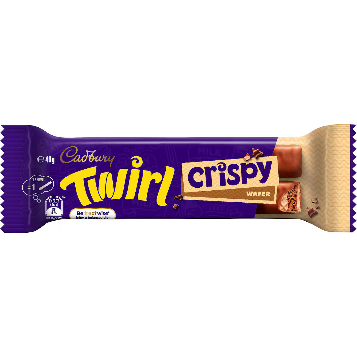 Cadbury Twirl Crispy Chocolate Bar 40g