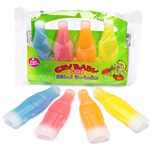 Cry Baby Sour Wax Bottles 4pk