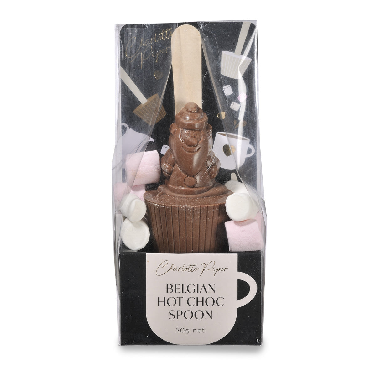 Hot Chocolate Santa Christmas Spoon