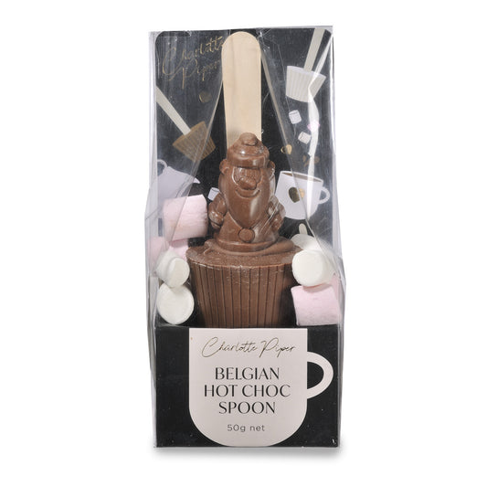 Hot Chocolate Santa Christmas Spoon