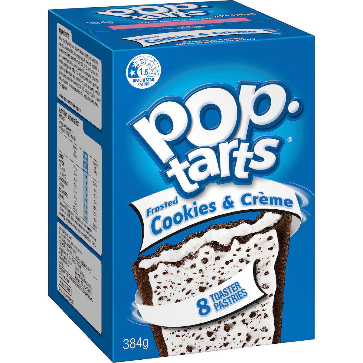 Pop Tarts Frosted Cookies & Crème 384g