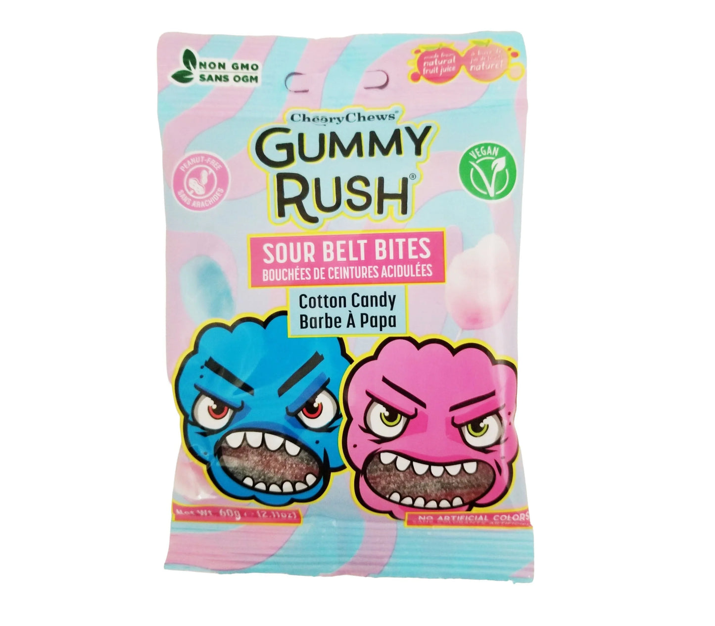 Sour Belt Bites Cotton Candy