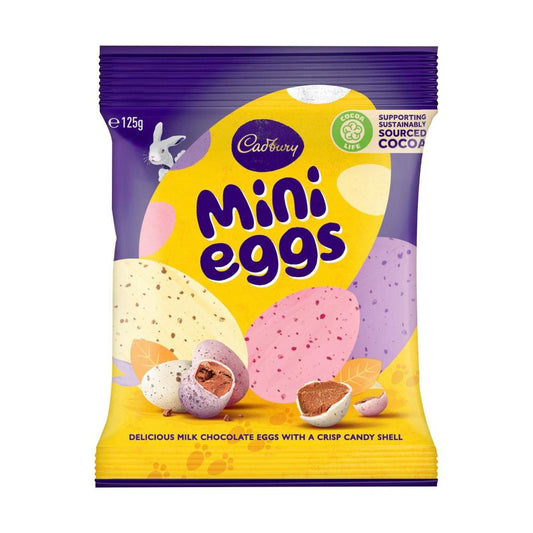 Cadbury Mini Eggs Easter Chocolate Eggs Bag | 125g