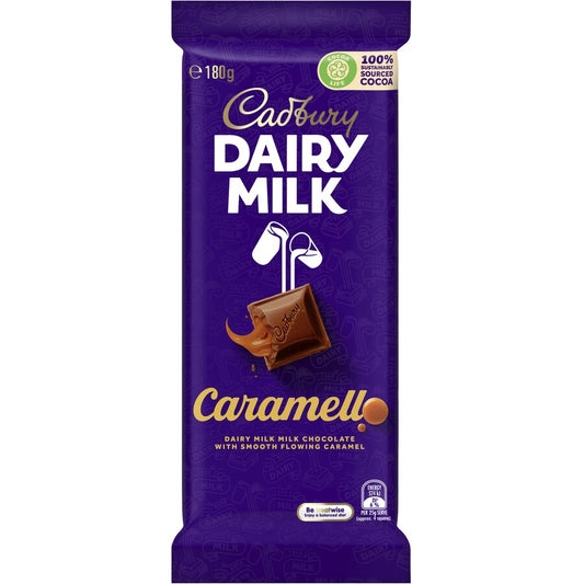 Dairy Milk Caramello Chocolate Block 180g