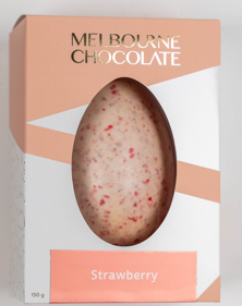 White Chocolate Strawberry Cream Egg