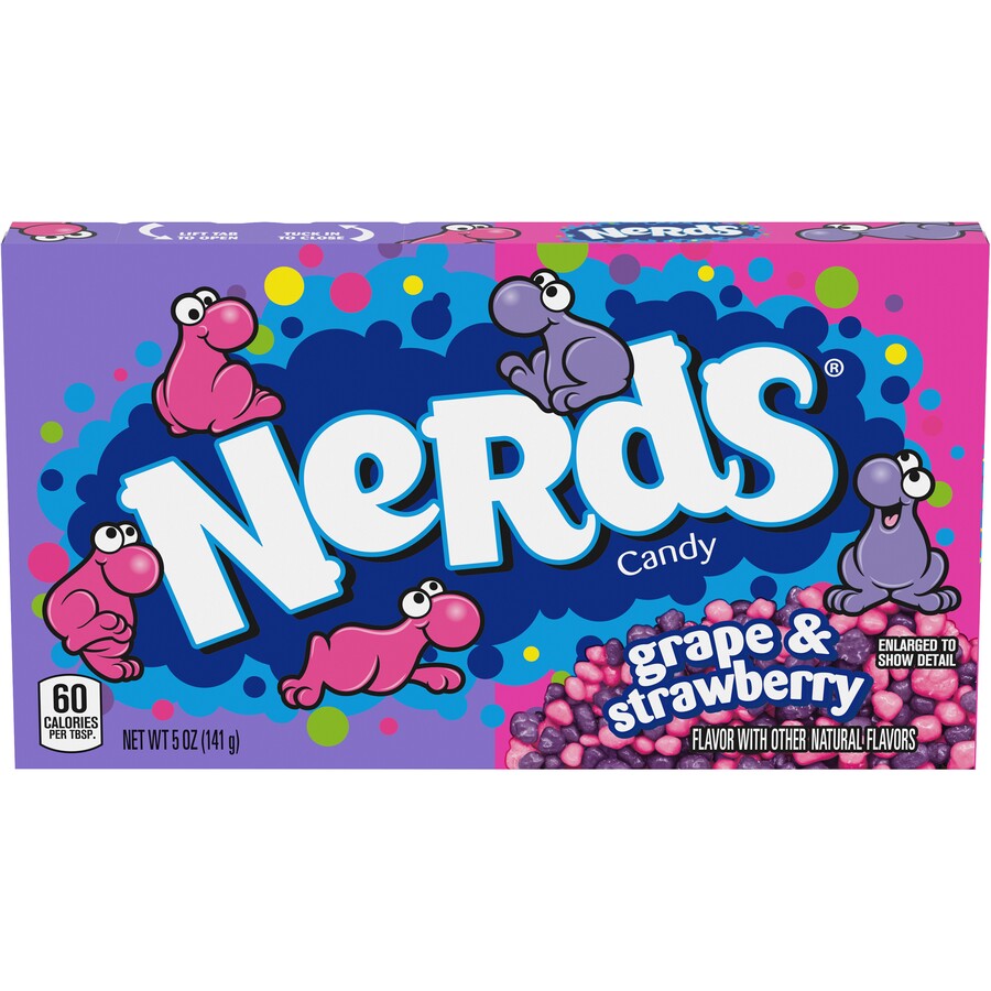 Wonka Nerds Strawberry & Grape Movie Box