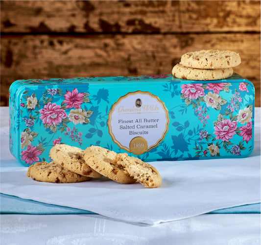 Victorian Floral All Butter Salted Caramel Tin