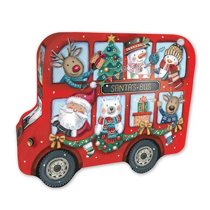 Santa’s Double-Decker Biscuit Tin – 200 g