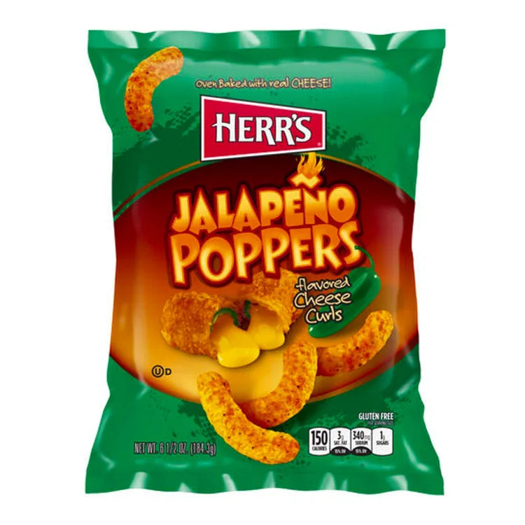 HERRS Jalapeno Popper Cheese Curls 28g