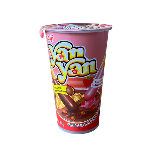 Meiji Yan Yan Chocolate & Strawberry Dip