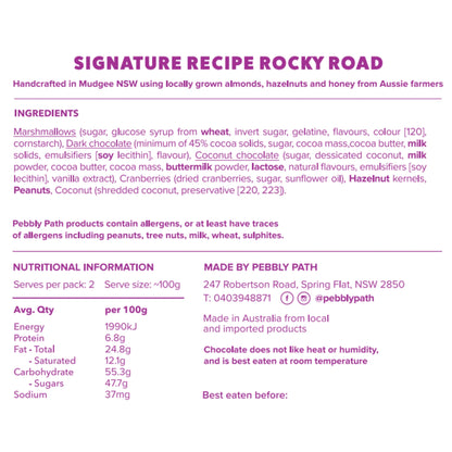 100g Pebbly Bar -Signature recipe