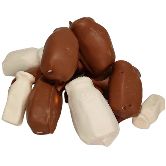 Milk Bottles chocolate coated freeze dried lollies