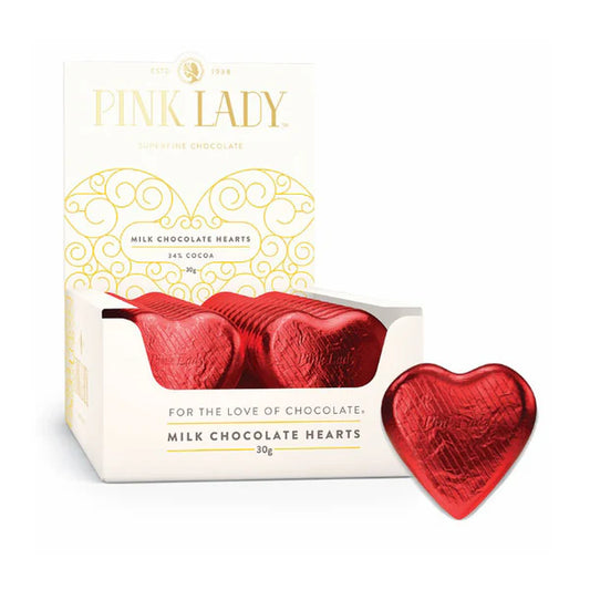 30g Milk Chocolate Heart RED