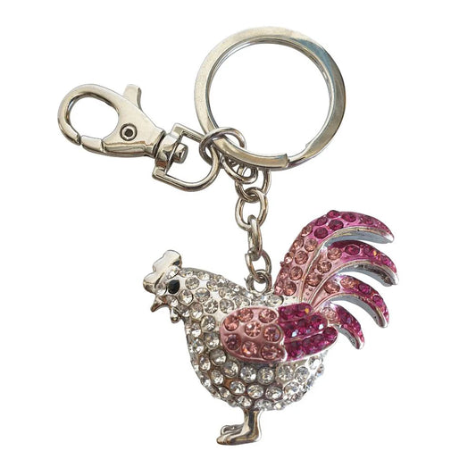 Colourful Chicken Keyring