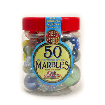 Tub of 50 Marbles