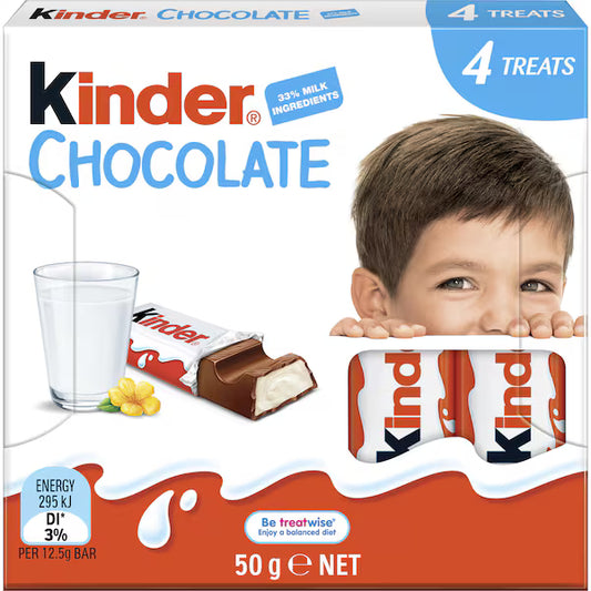 Kinder Chocolate Little Ones 50g x 4 pack