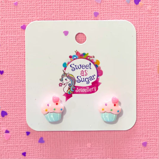 Strawberry Cupcake Stud Earring’s