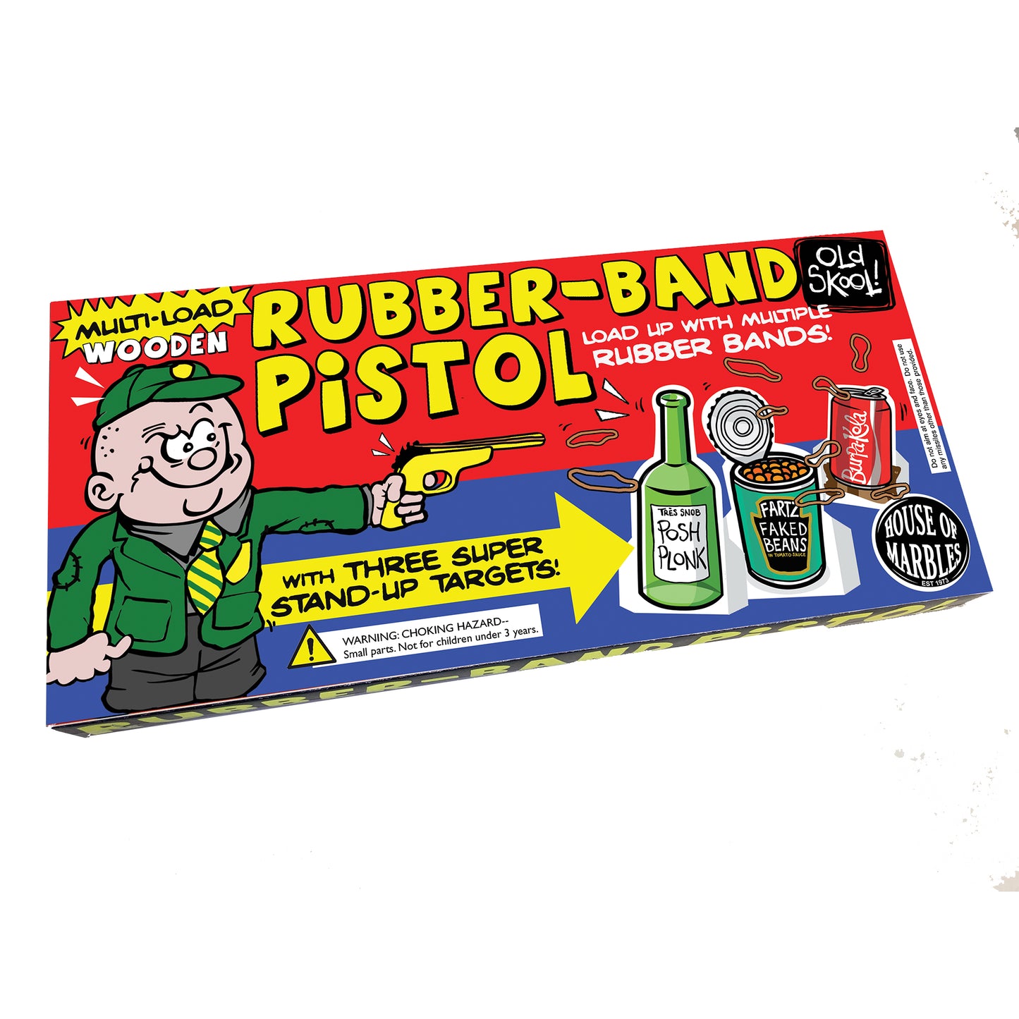 Wooden Rubber-Band Pistol