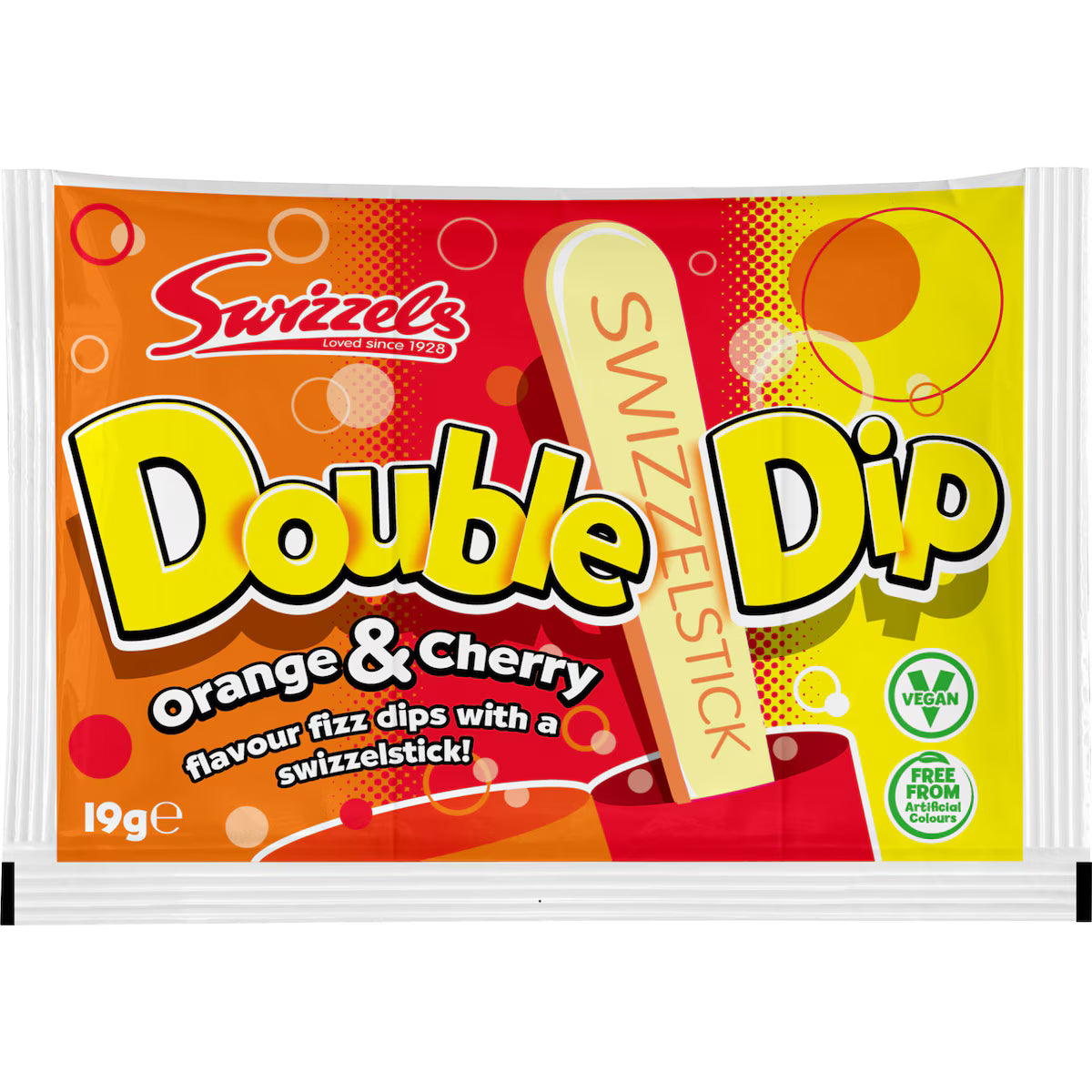 Swizzels Double Dip Orange & Cherry 19g