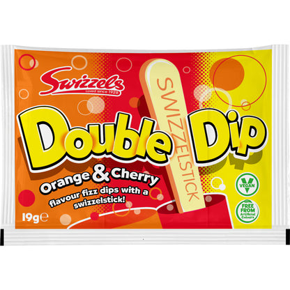 Swizzels Double Dip Orange & Cherry 19g