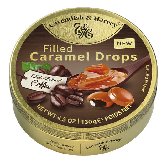 Cavendish & Harvey Caramel with Coffee Fill Drops 130g