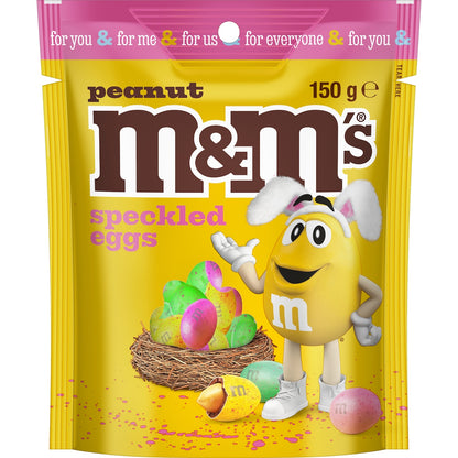 M&Ms Peanut Chocolate Speckled Easter Egg Bag