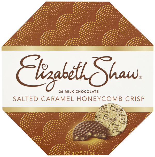 Elizabeth Shaw Milk Salted Caramel Honeycomb Crisp 162g