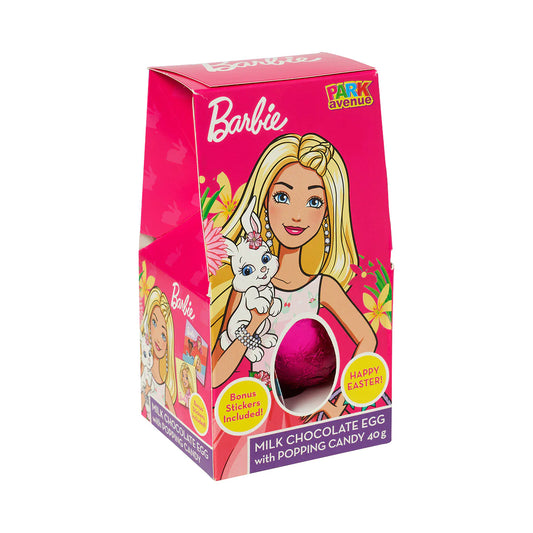 Barbie Milk Chocolate Egg with Popping Candy