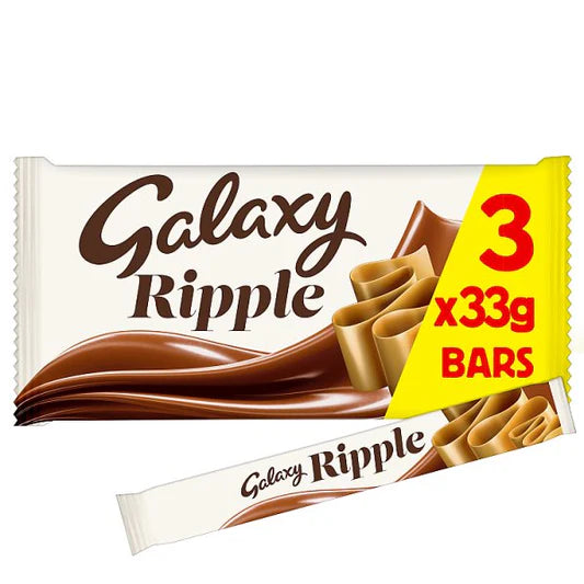 Galaxy Ripple Chocolate Bar 3Pack