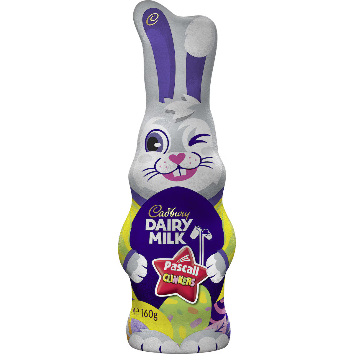 Cadbury Dairy Milk Chocolate Pascall Clinkers Easter Bunny 160g