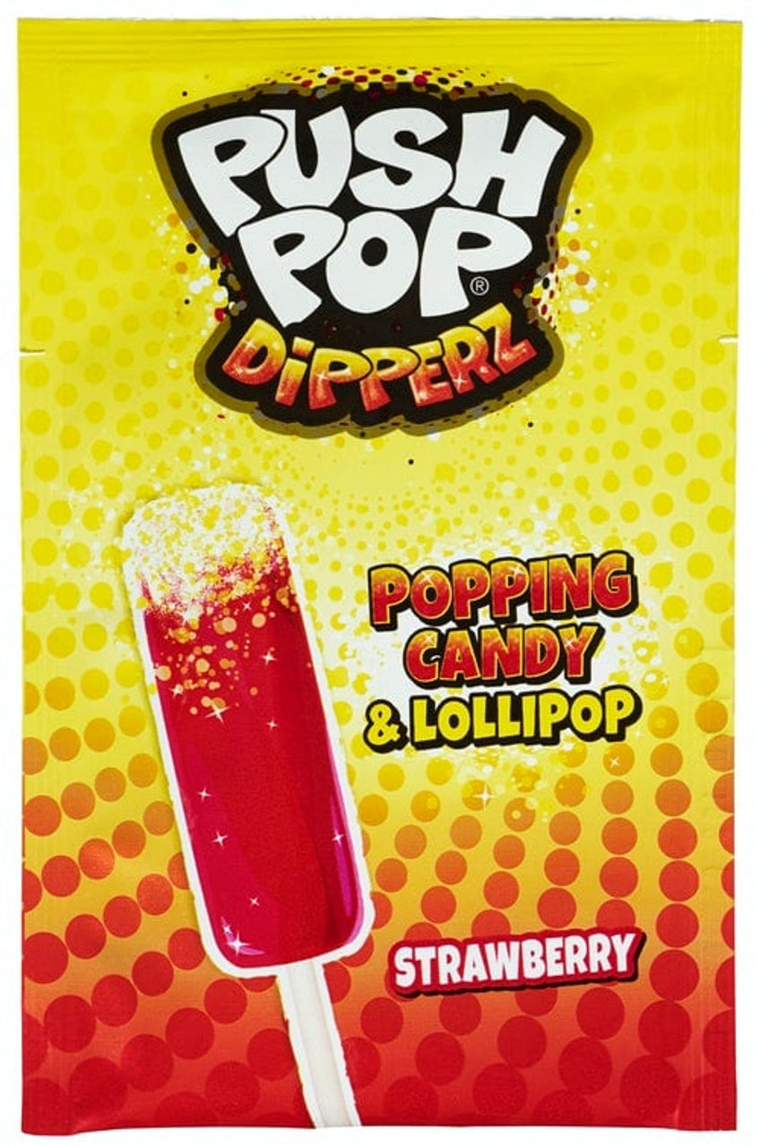 Push Pop Dipperz Popping Candy & Lollipop