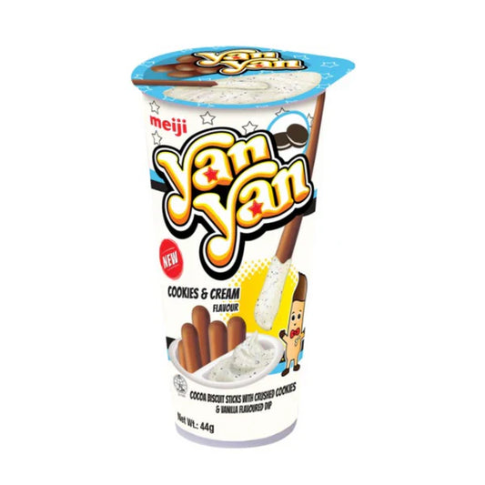 Meiji Yan Yan Crushed Cookies & Vanilla Flavour