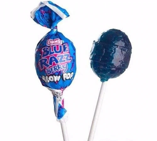 Charms Blow Pop Blue Razz
