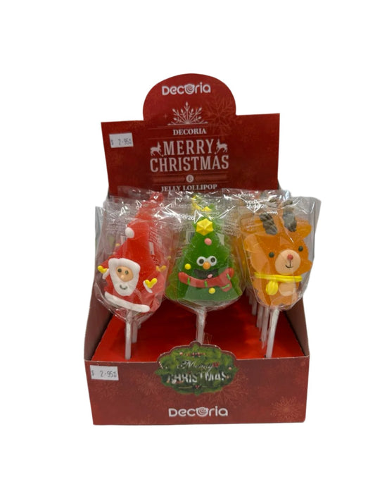 Christmas Jelly Lollypop 37g