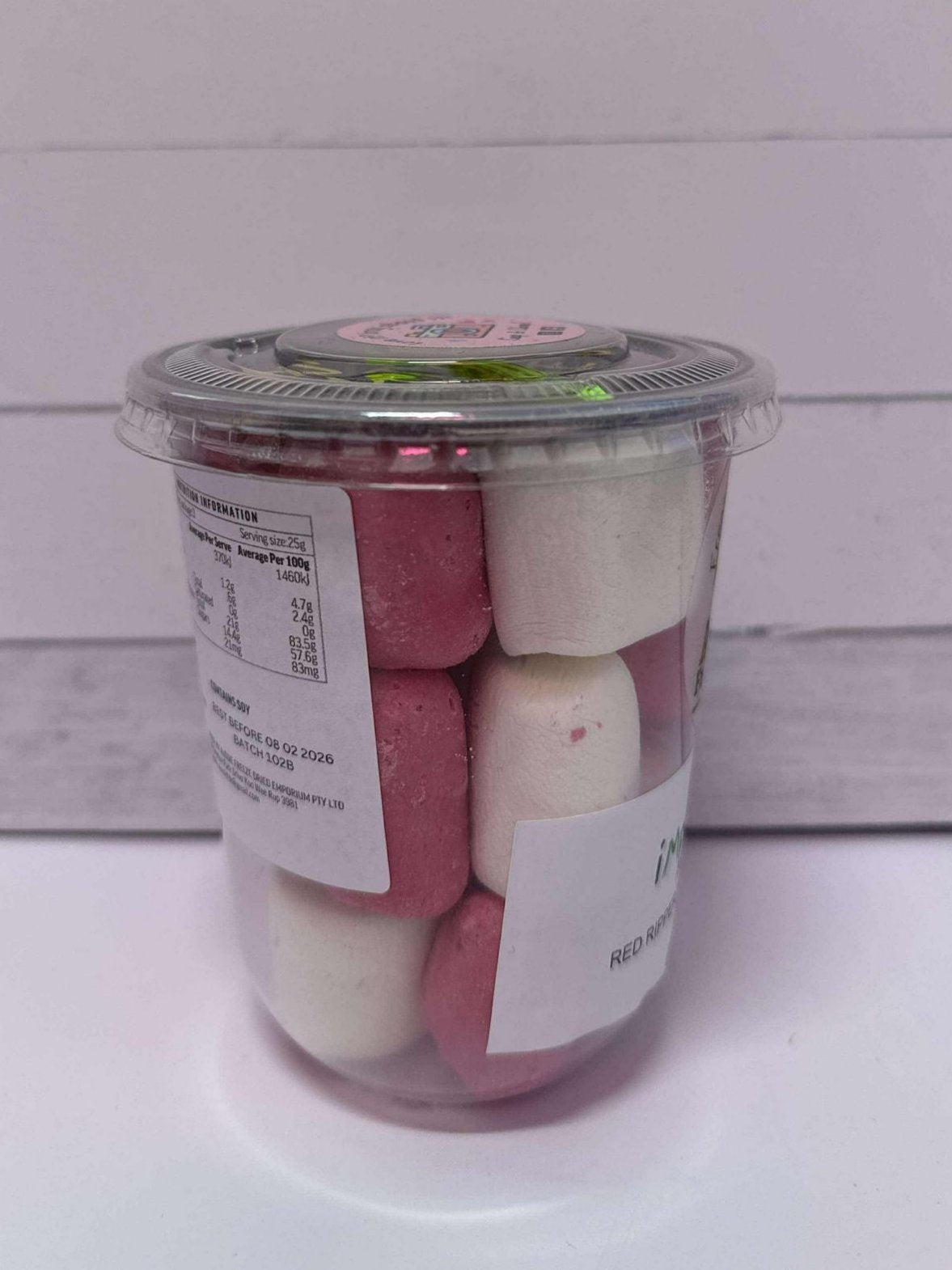 Freeze Dried Red Ripperz and Marshmallows