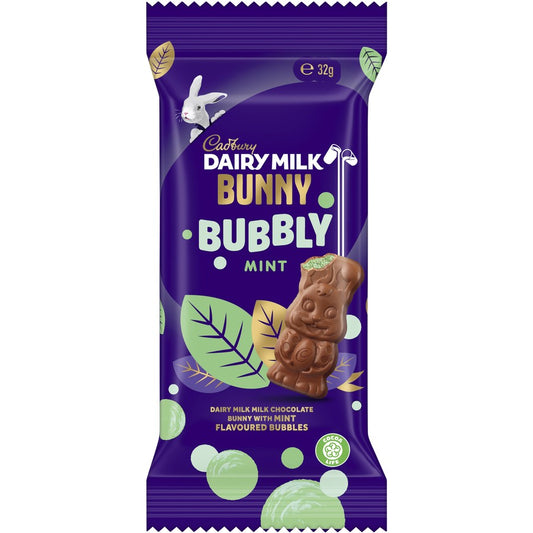 Cadbury Bubbly Mint Easter Bunny 32g