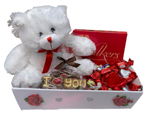 Deluxe Teddy and Choc Hamper