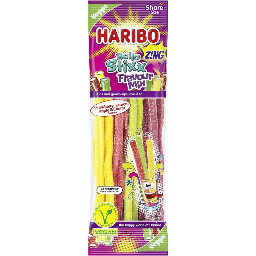 Haribo Stixx Rainbow 200g