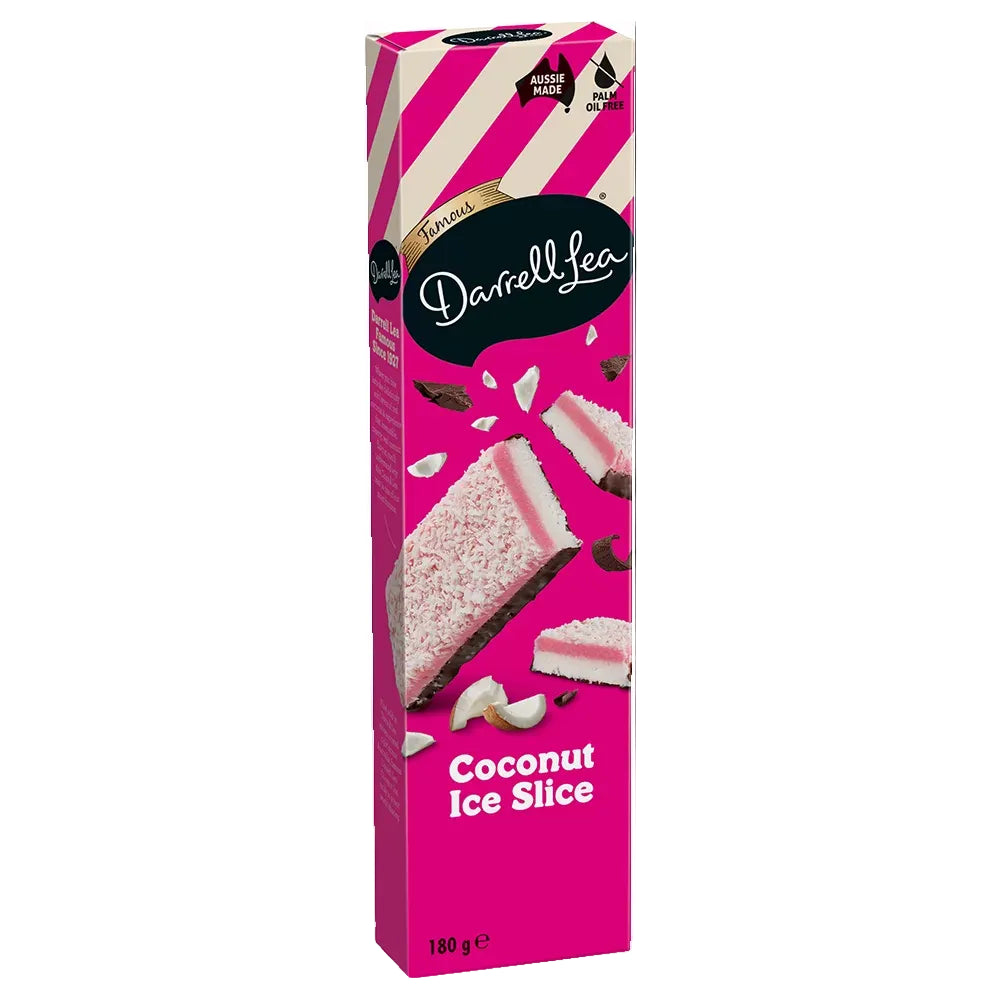 Coconut Ice Dark Chocolate Slice 180g